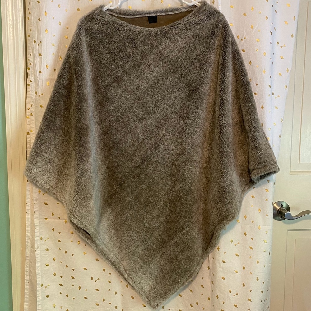 Grey Poncho